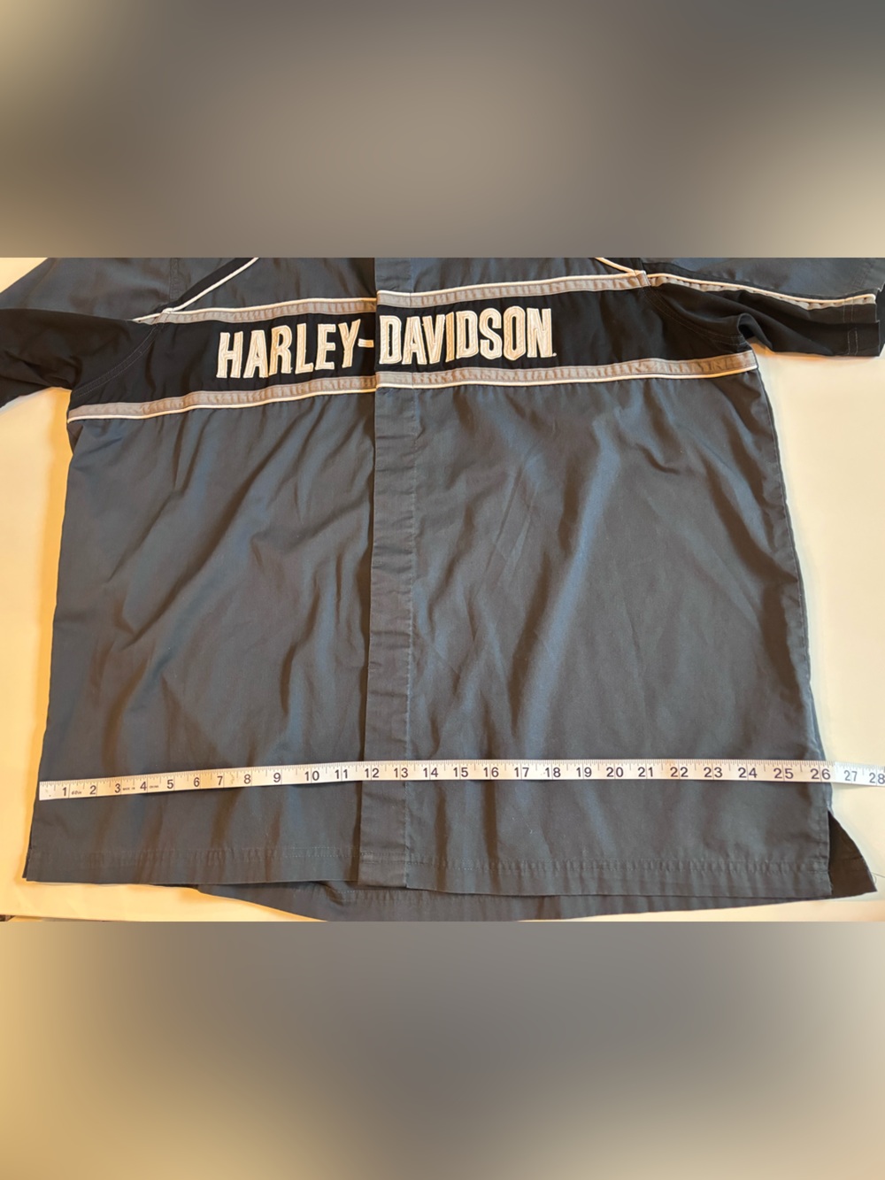 Harley-Davidson Mechanic Shirt, Dark Gray & Black, Men’s 2XL - Picture 8 of 16